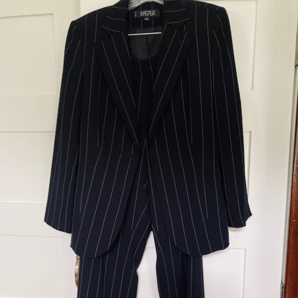 Pinstripe Suit